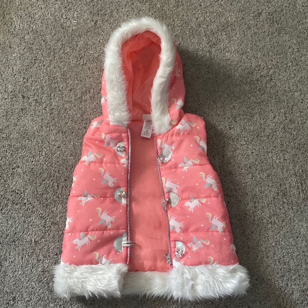 Unicorn puffer vest